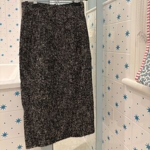 Dolce & Gabbana tweed midi pencil skirt